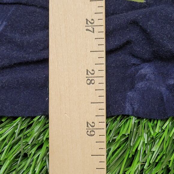 Hawaii Hawaiian Floral Button Shirt XS/S 18x29 Navy-Blue Summer Aloha - Picture 8 of 12